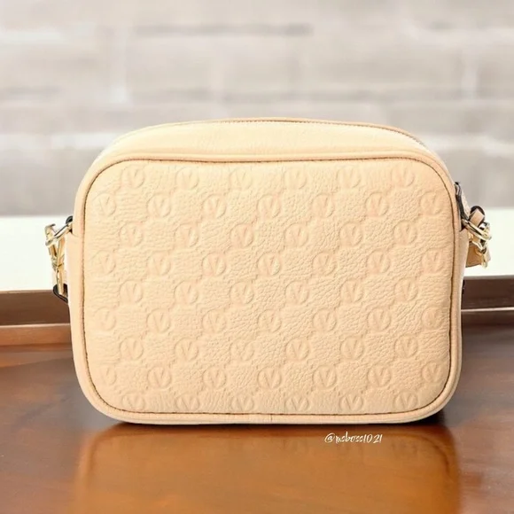 Valentino by Mario Valentino Mia Dollaro Monogram Leather Crossbody